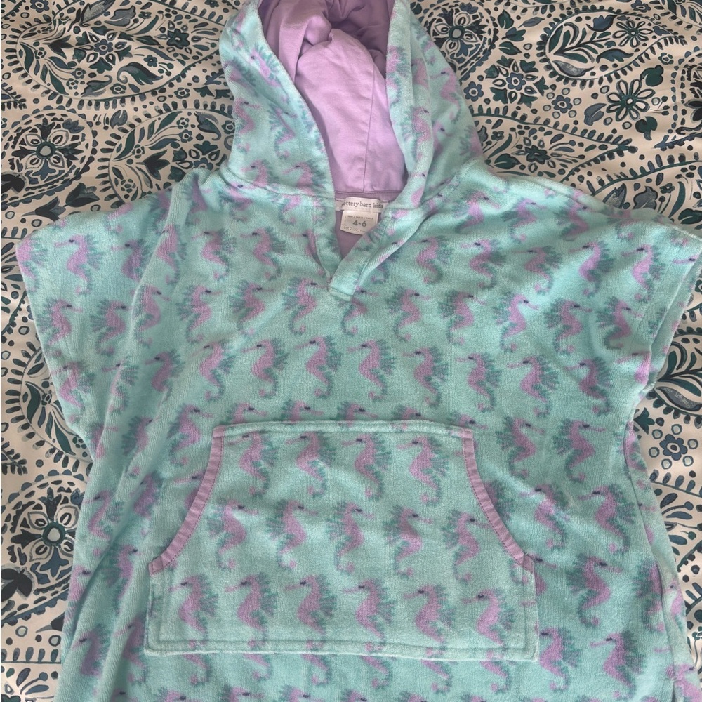 Seahorse Hooded Poncho